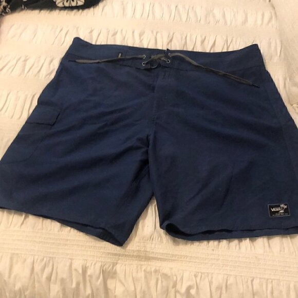 Vans Classic Solid Blue Board Shorts Size 38 - Picture 10 of 10